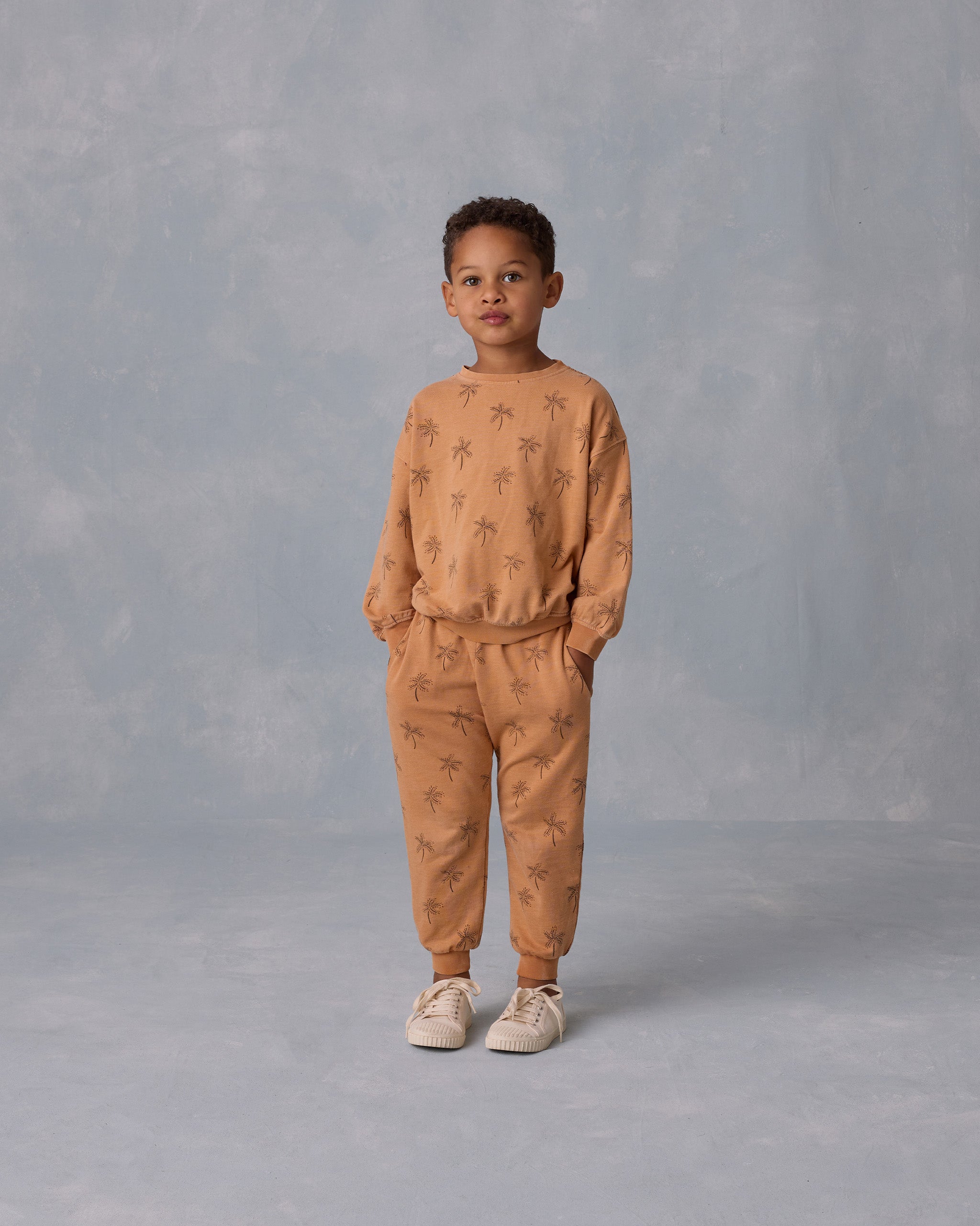 Rylee + Cru Jogger Sweatpant - Palms