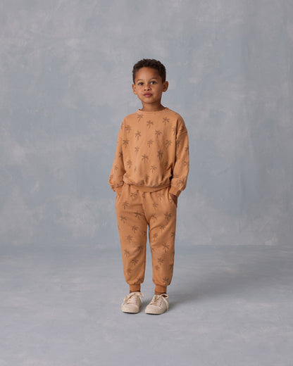 Rylee + Cru Jogger Sweatpant - Palms