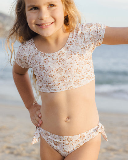 Rylee + Cru Cropped Rashguard Set - Wildflower