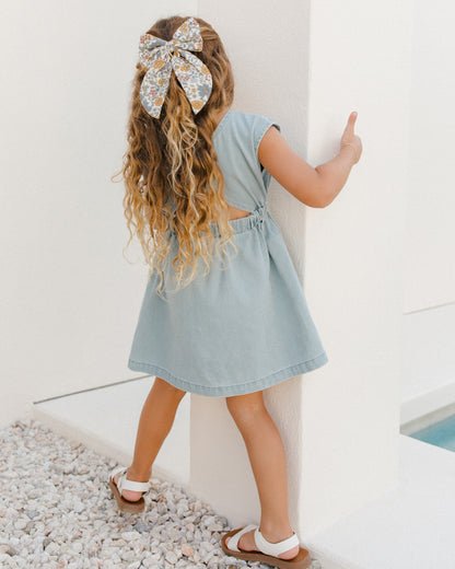 Rylee + Cru Denim Mini Dress - Ocean