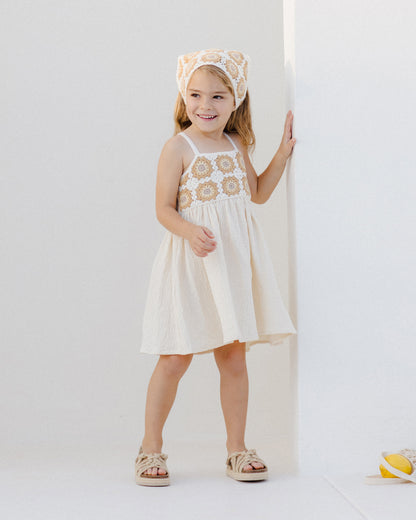 Rylee + Cru Crochet Sun Dress - Marigold