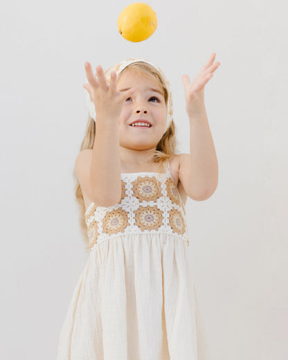 Rylee + Cru Crochet Sun Dress - Marigold