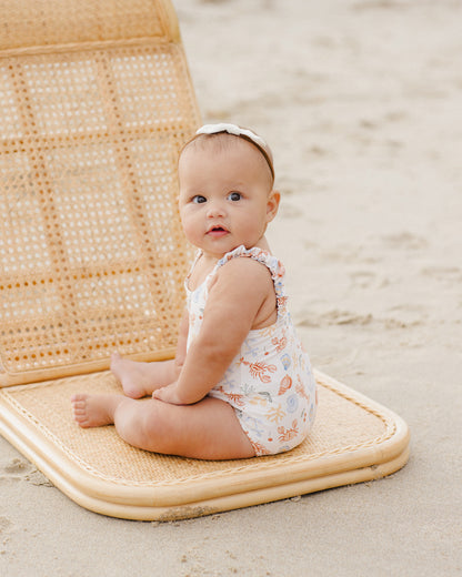 Rylee + Cru Scrunch One Piece - Nautical