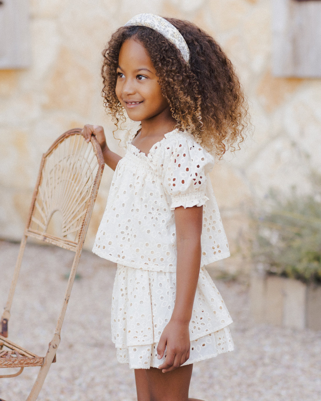 Rylee + Cru Milan Blouse - Natural