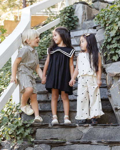 Rylee + Cru Sailor Dress - Black