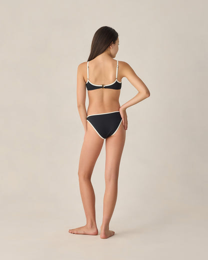 Rylee + Cru Teen Cora Bikini Set - Black