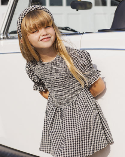 Rylee + Cru Louise Dress - Black Check