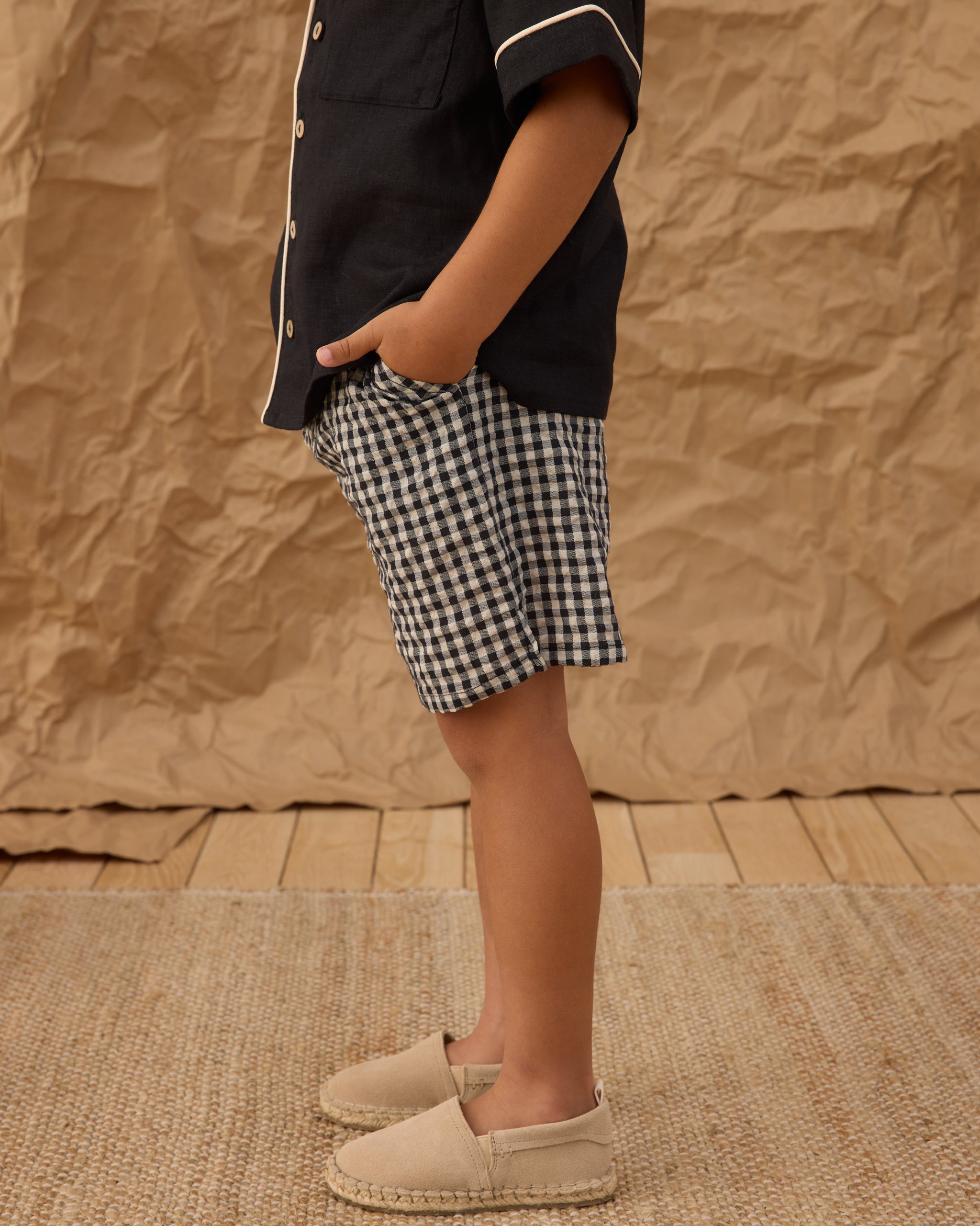 Rylee + Cru Perry Short - Black Check