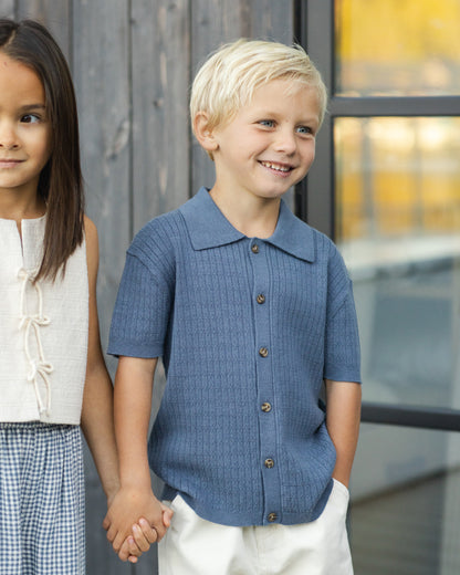 Rylee + Cru Aiden Polo - Marine