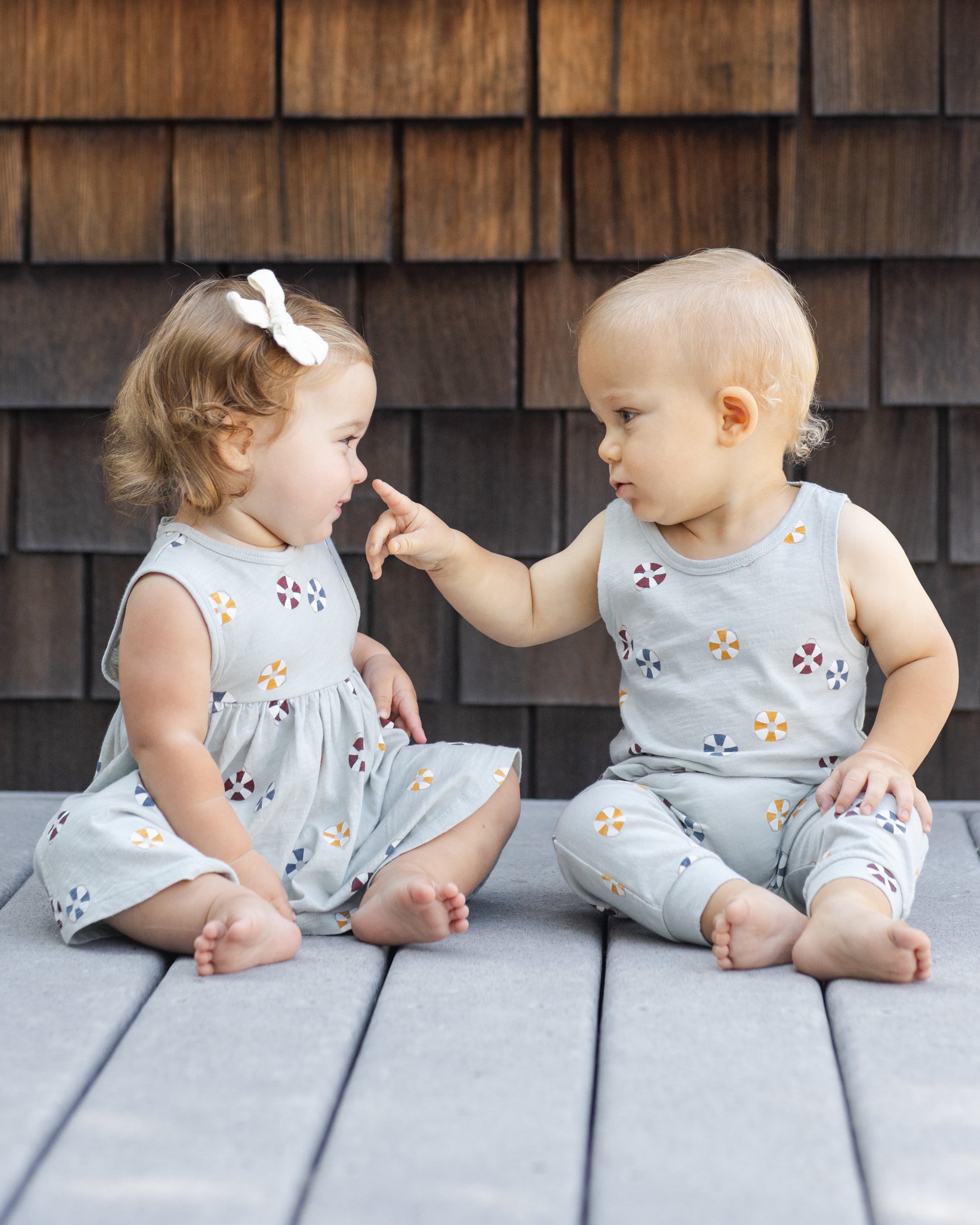 Rylee + Cru Bows, Set Of 2 - Ivory