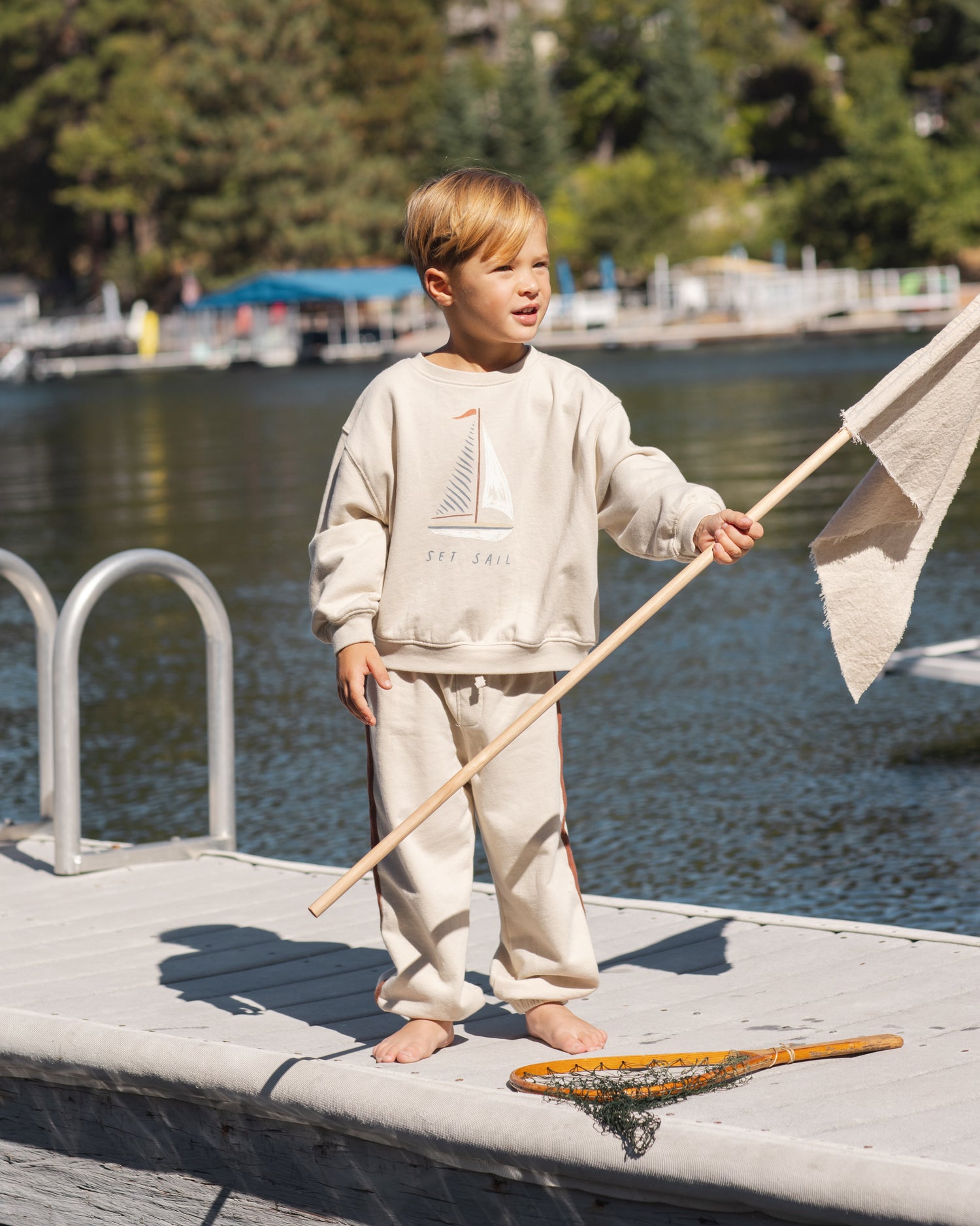 Rylee + Cru Oversized Sweatshirt - Set Sail
