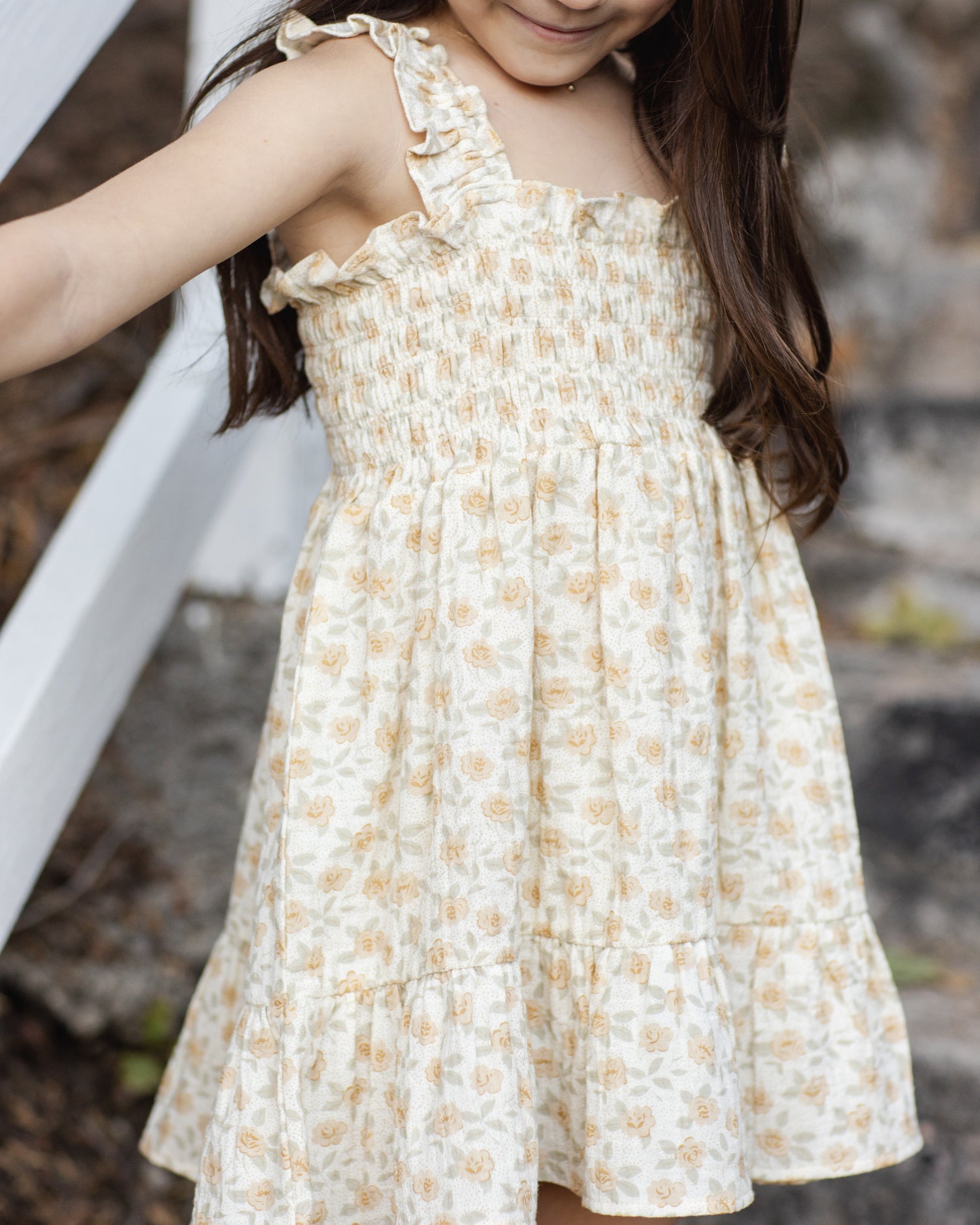 Rylee + Cru Sutton Dress - Yellow Floral