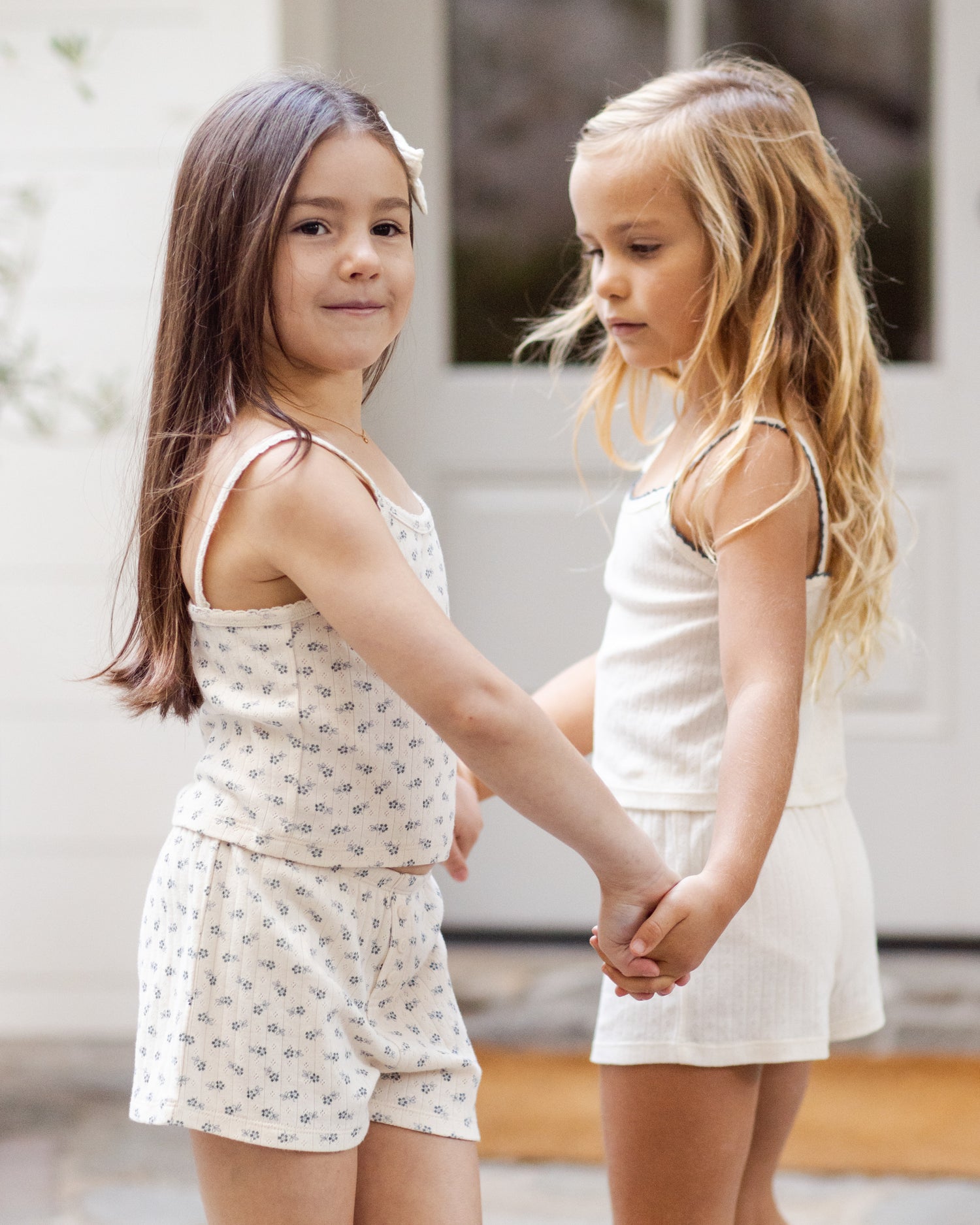 Rylee + Cru Pointelle Lounge Set - Natural