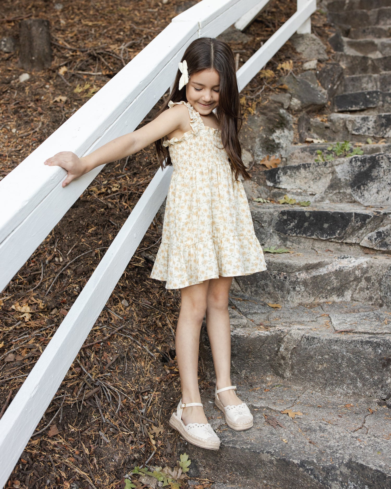 Rylee + Cru Sutton Dress - Yellow Floral