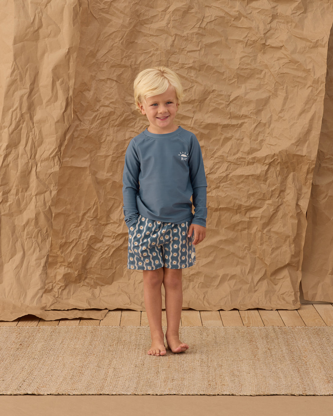 Rylee + Cru Long Sleeve Rashguard - Marine