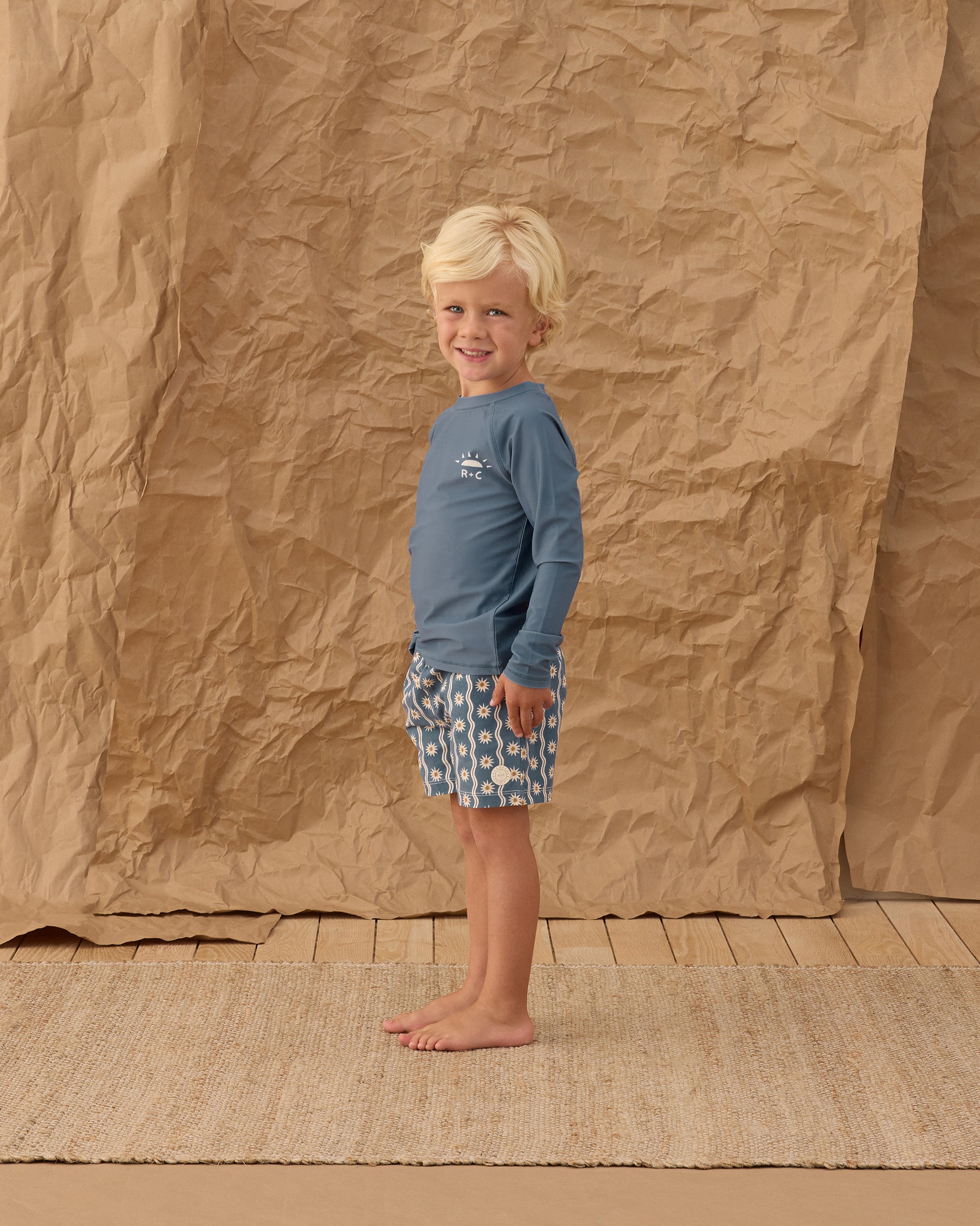 Rylee + Cru Boardshort - Sun Wave