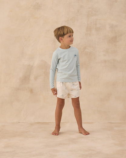 Rylee + Cru Long Sleeve Rashguard - Seafoam