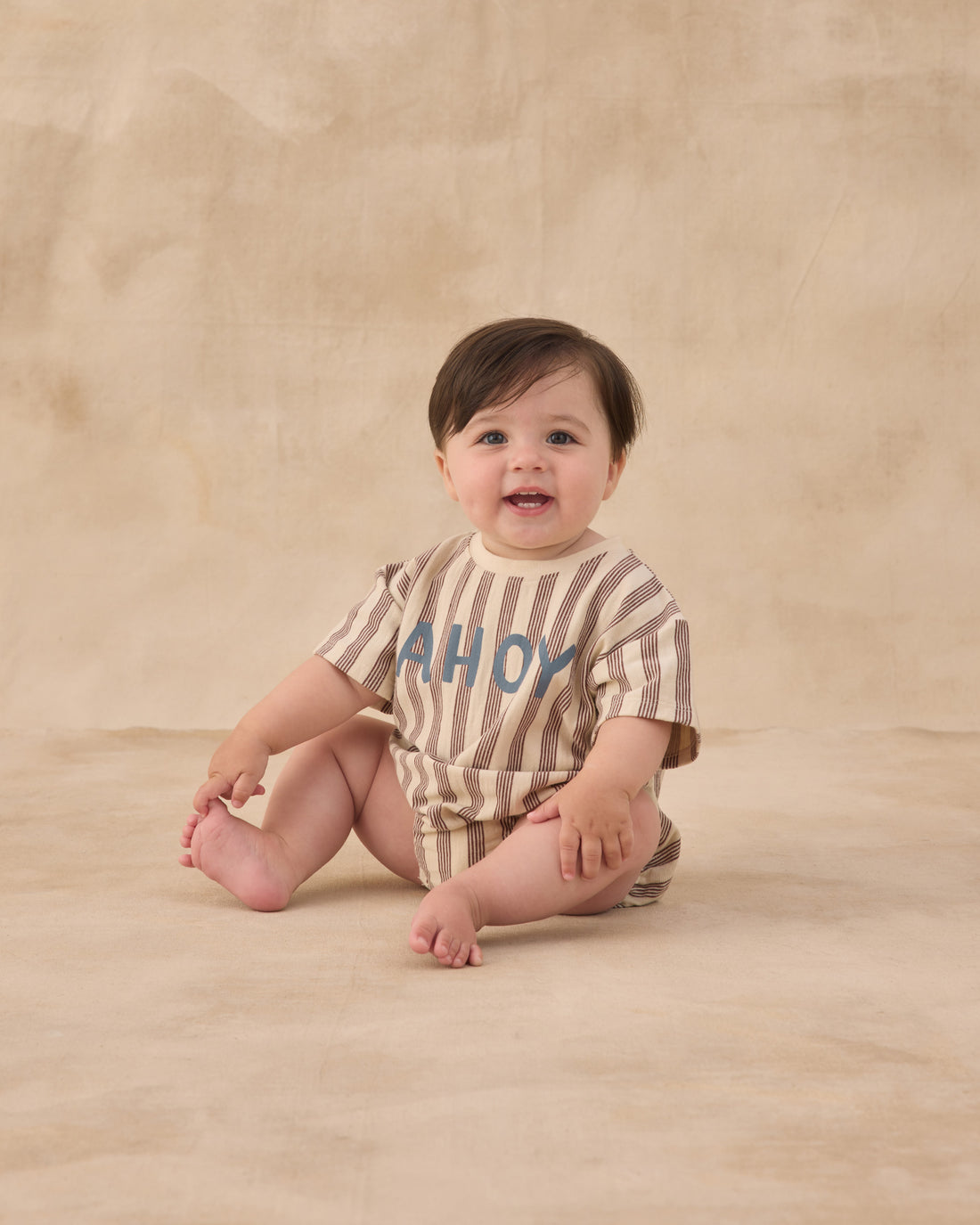 Rylee + Cru Relaxed Bubble Romper - Ahoy