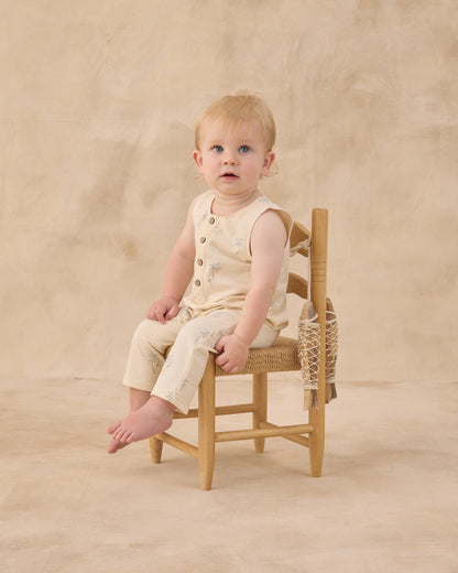 Rylee + Cru Terry Jumpsuit - Palms
