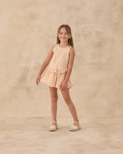 Rylee + Cru Faye Set - Pink Stripe