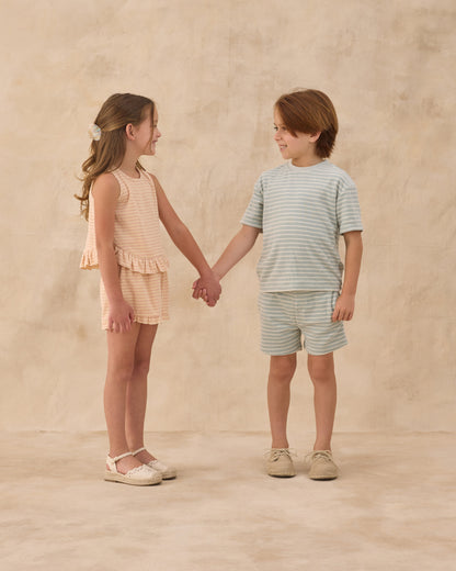 Rylee + Cru Faye Set - Pink Stripe