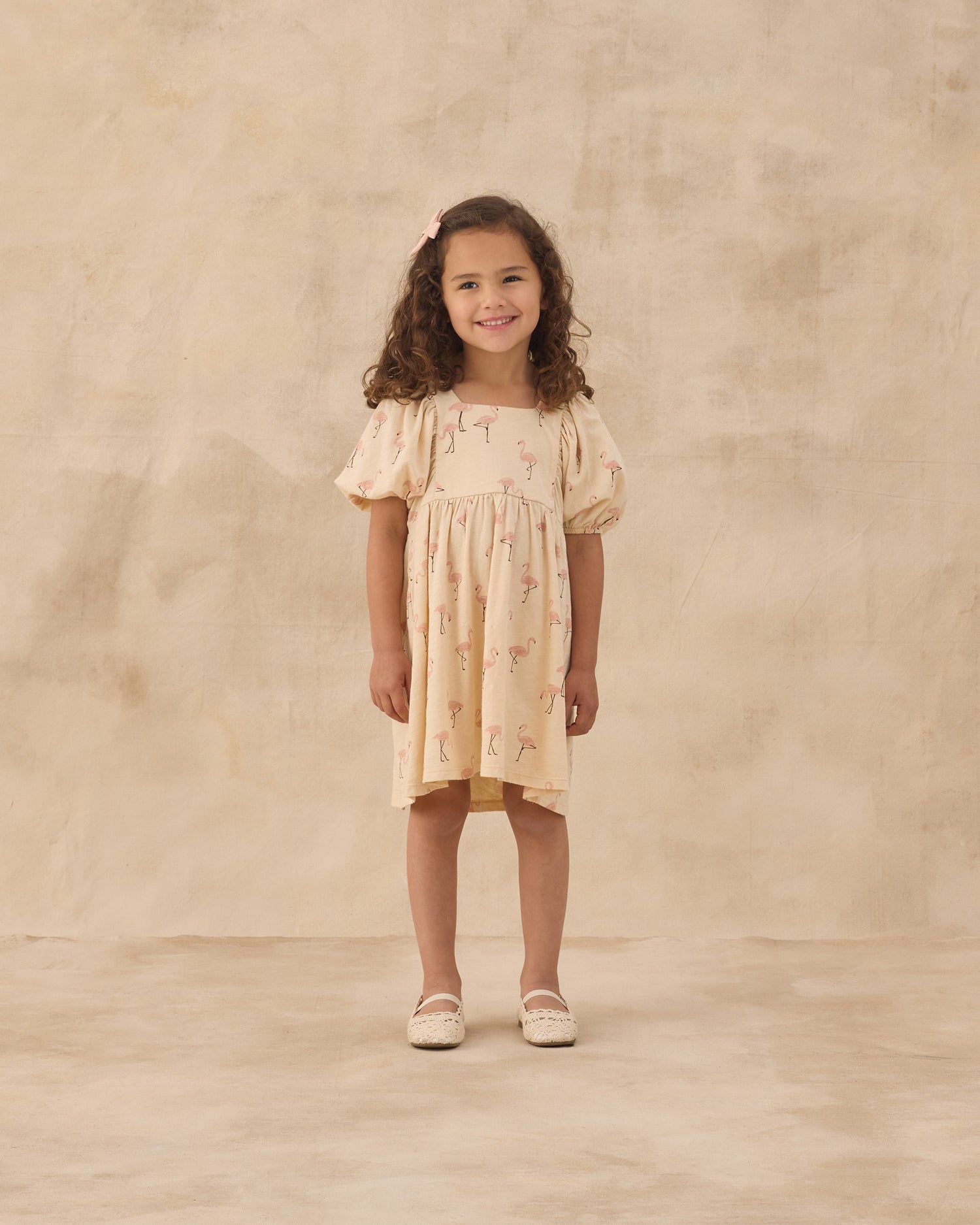 Rylee + Cru Brea Dress - Flamingo