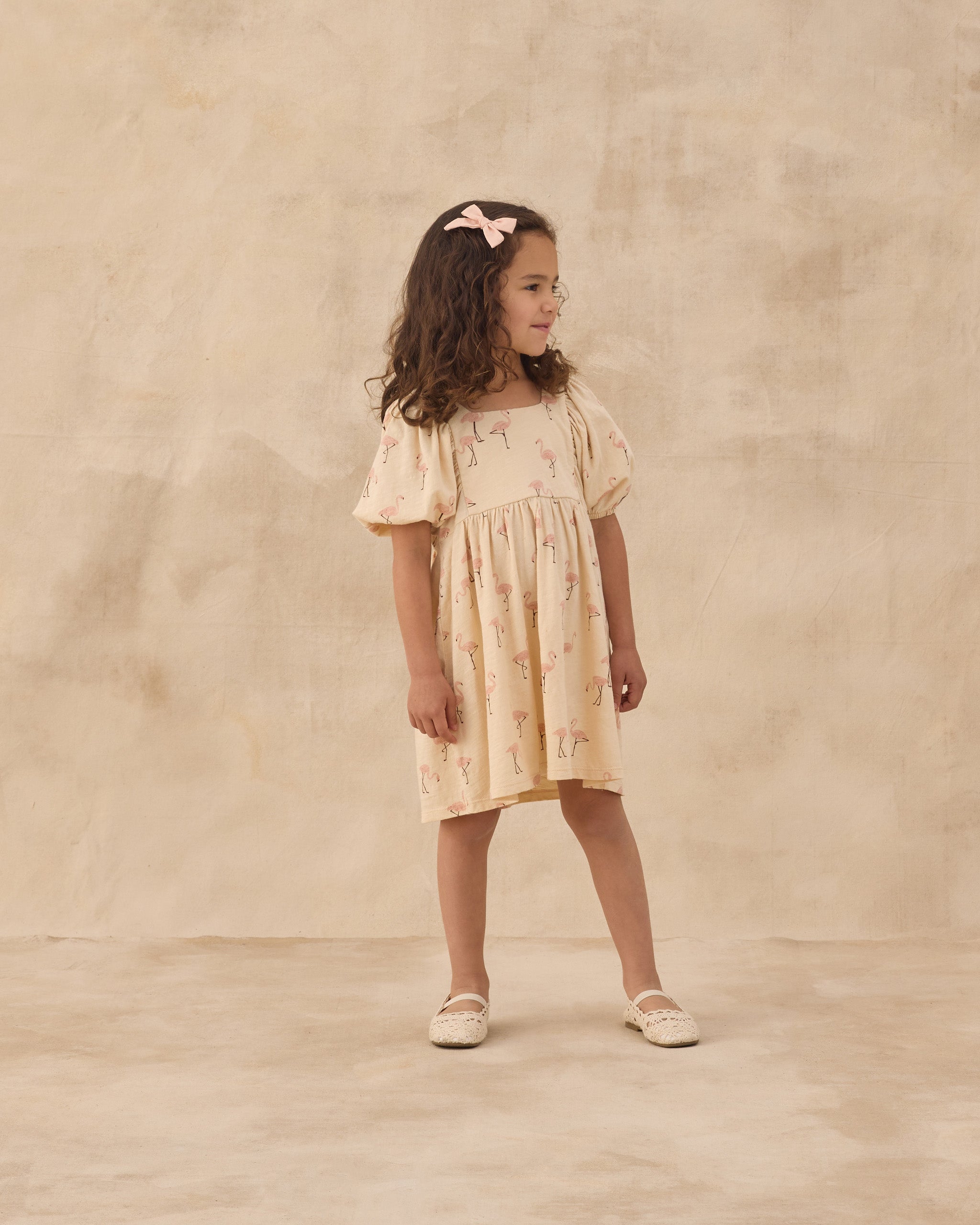 Rylee + Cru Brea Dress - Flamingo