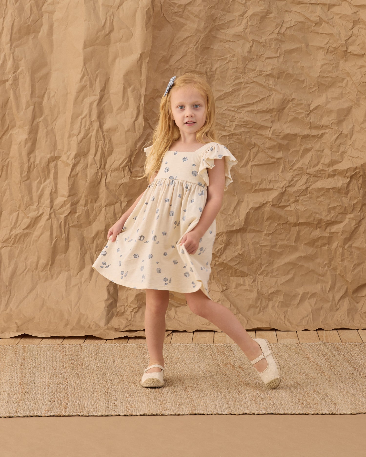 Rylee + Cru Mariposa Dress - Seashells