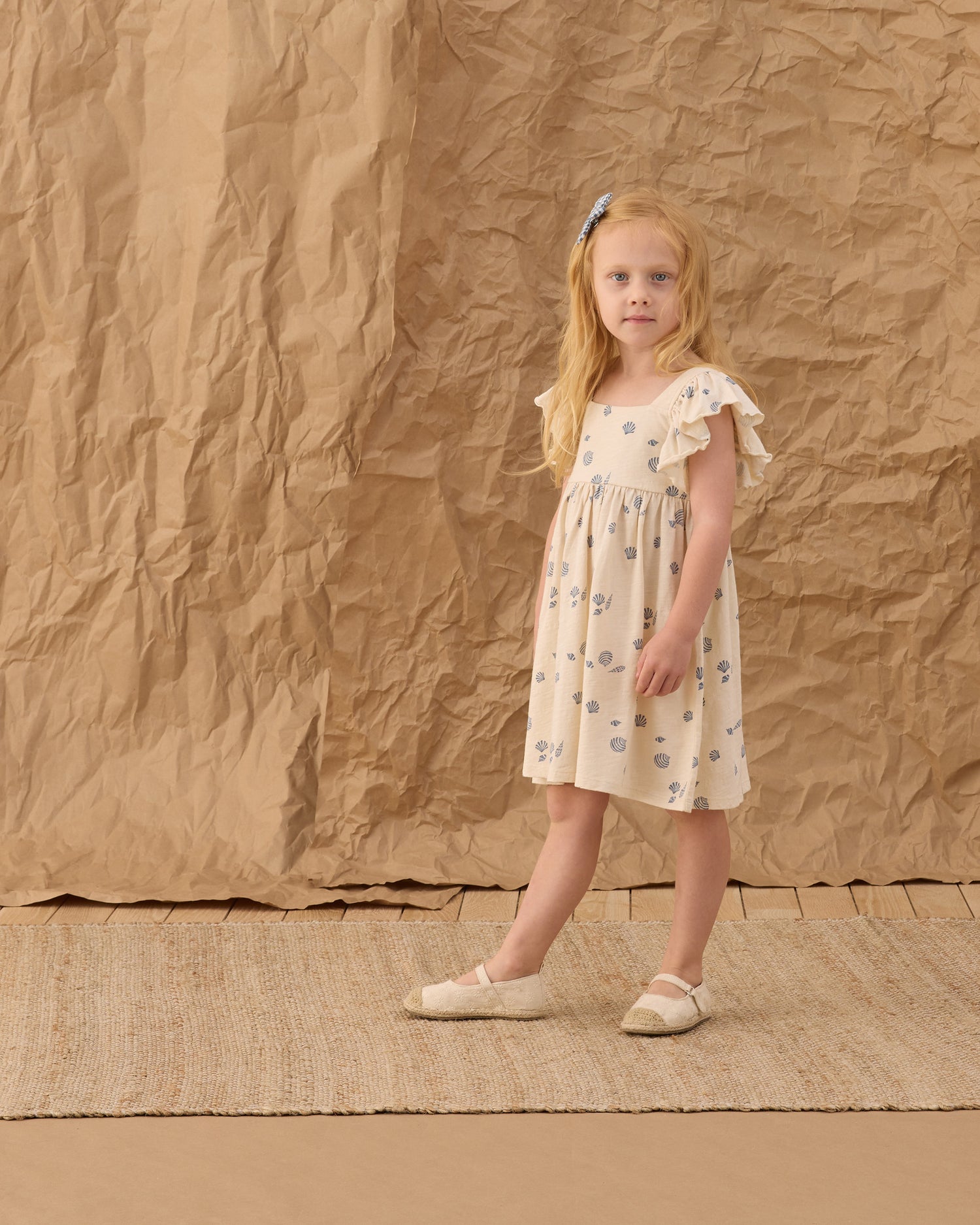 Rylee + Cru Mariposa Dress - Seashells
