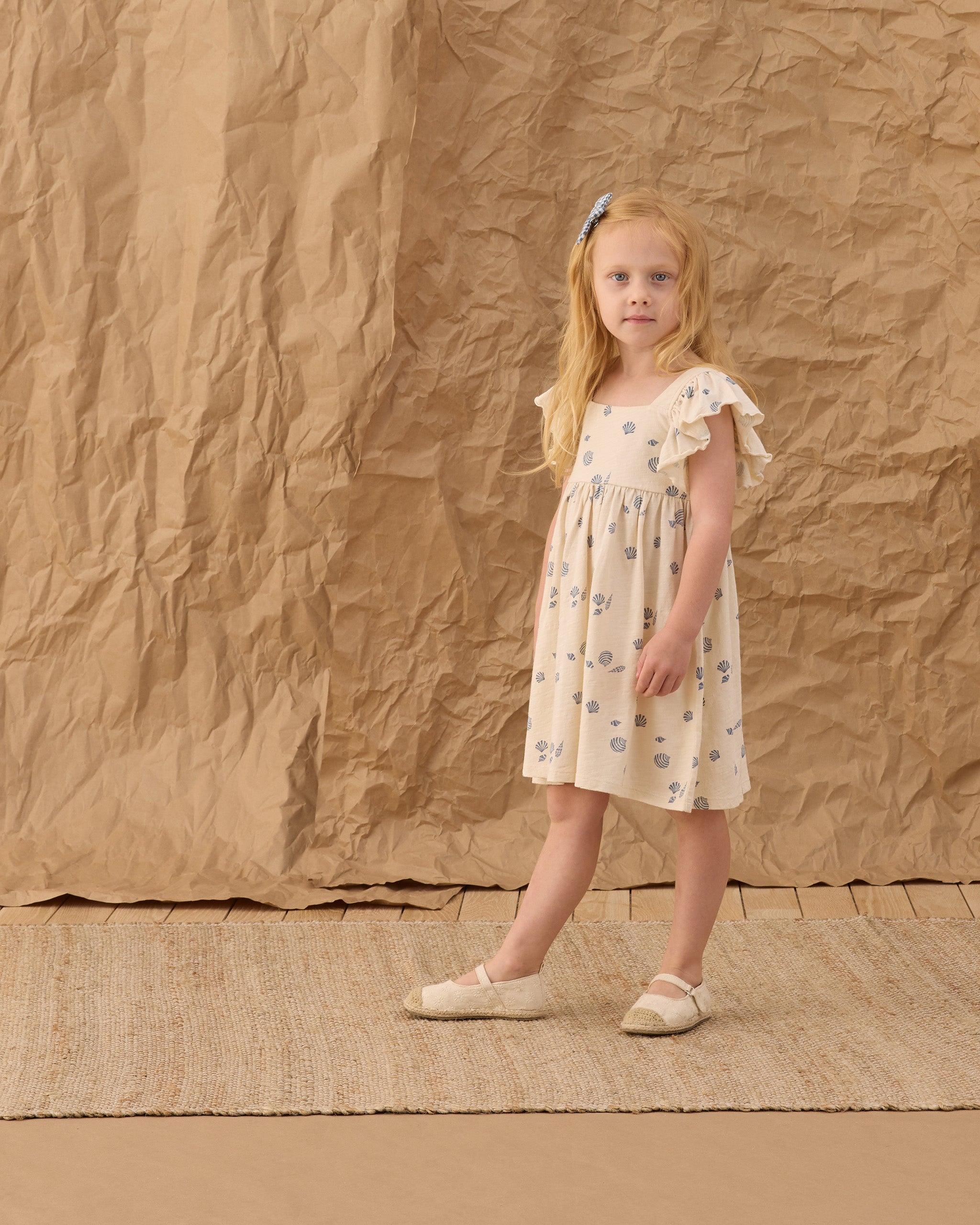 Rylee + Cru Mariposa Dress - Seashells