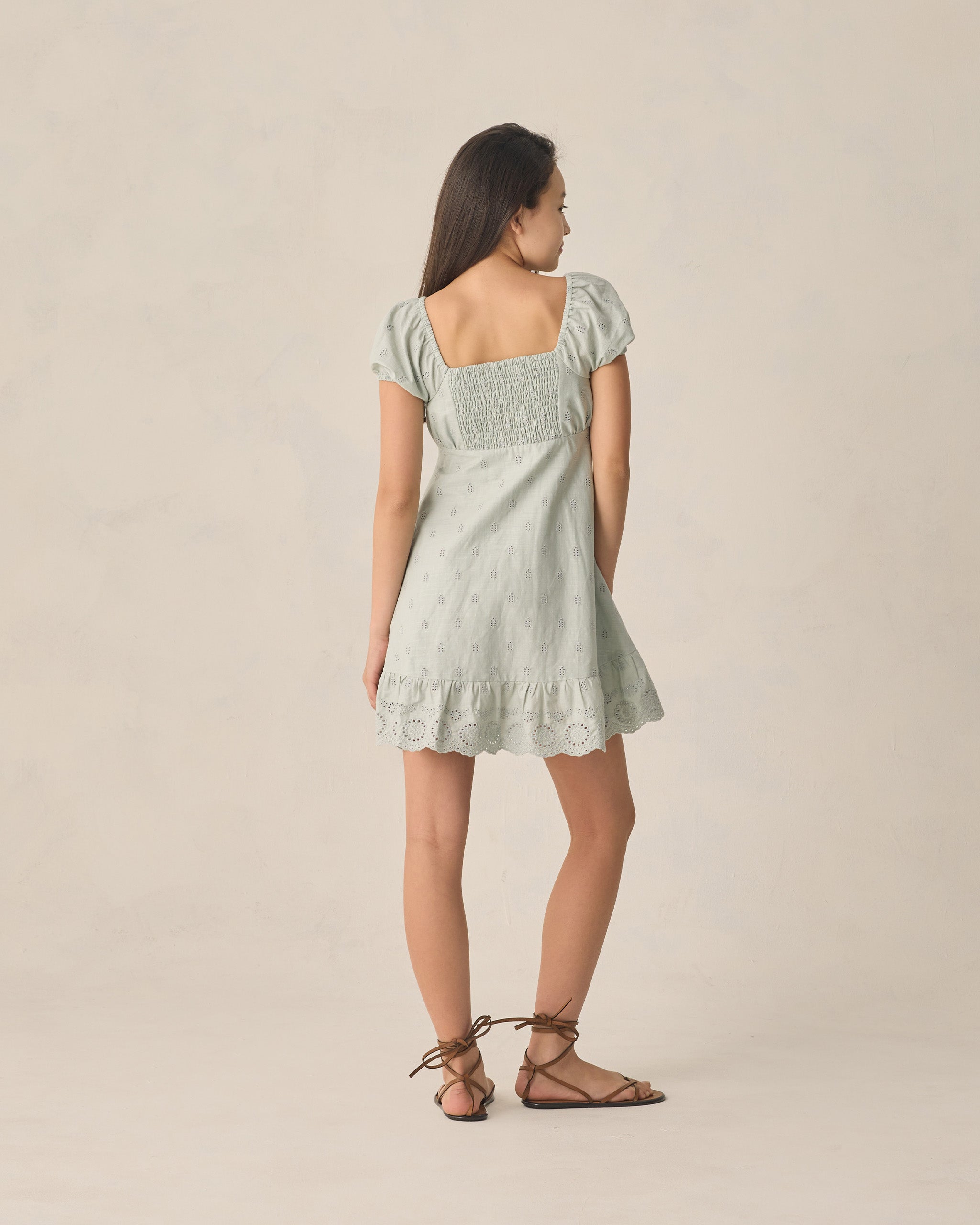 Rylee + Cru Teen Liv Dress - Seafoam