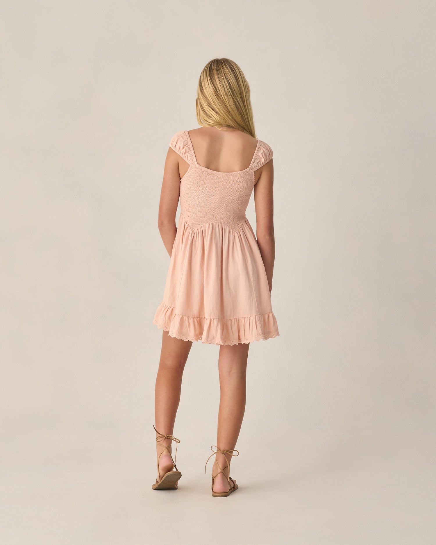 Rylee + Cru Teen Kalina Dress - Blush