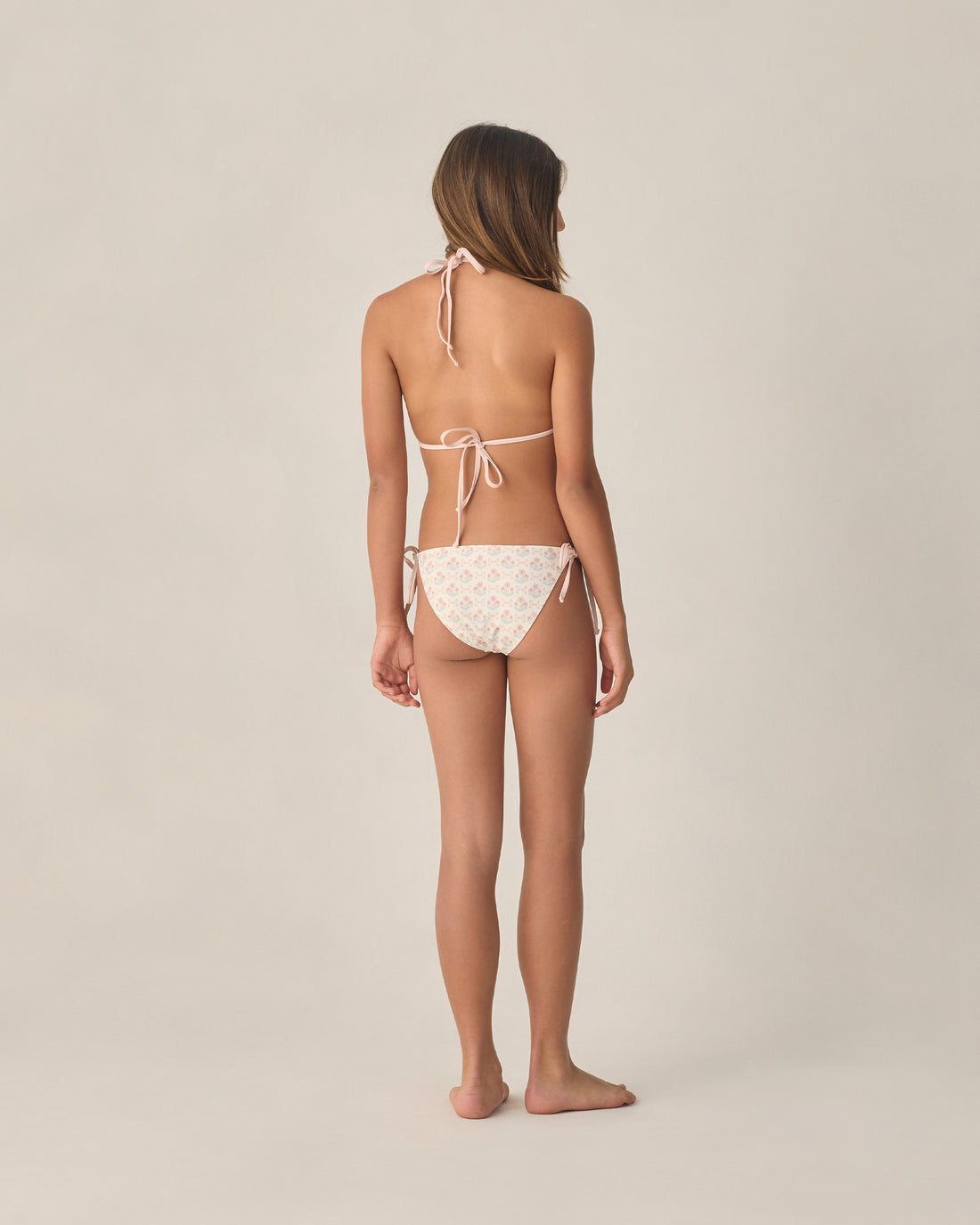 Rylee + Cru Teen Triangle Bikini Set - Blossom