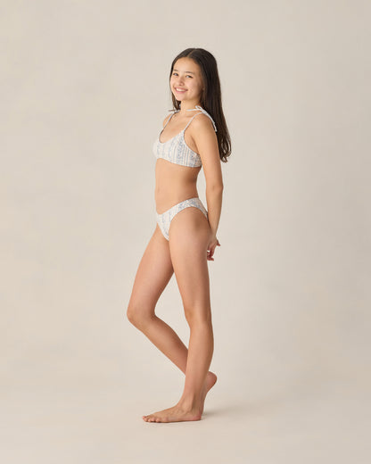 Rylee + Cru Teen Alba Bikini Set - Blue floral