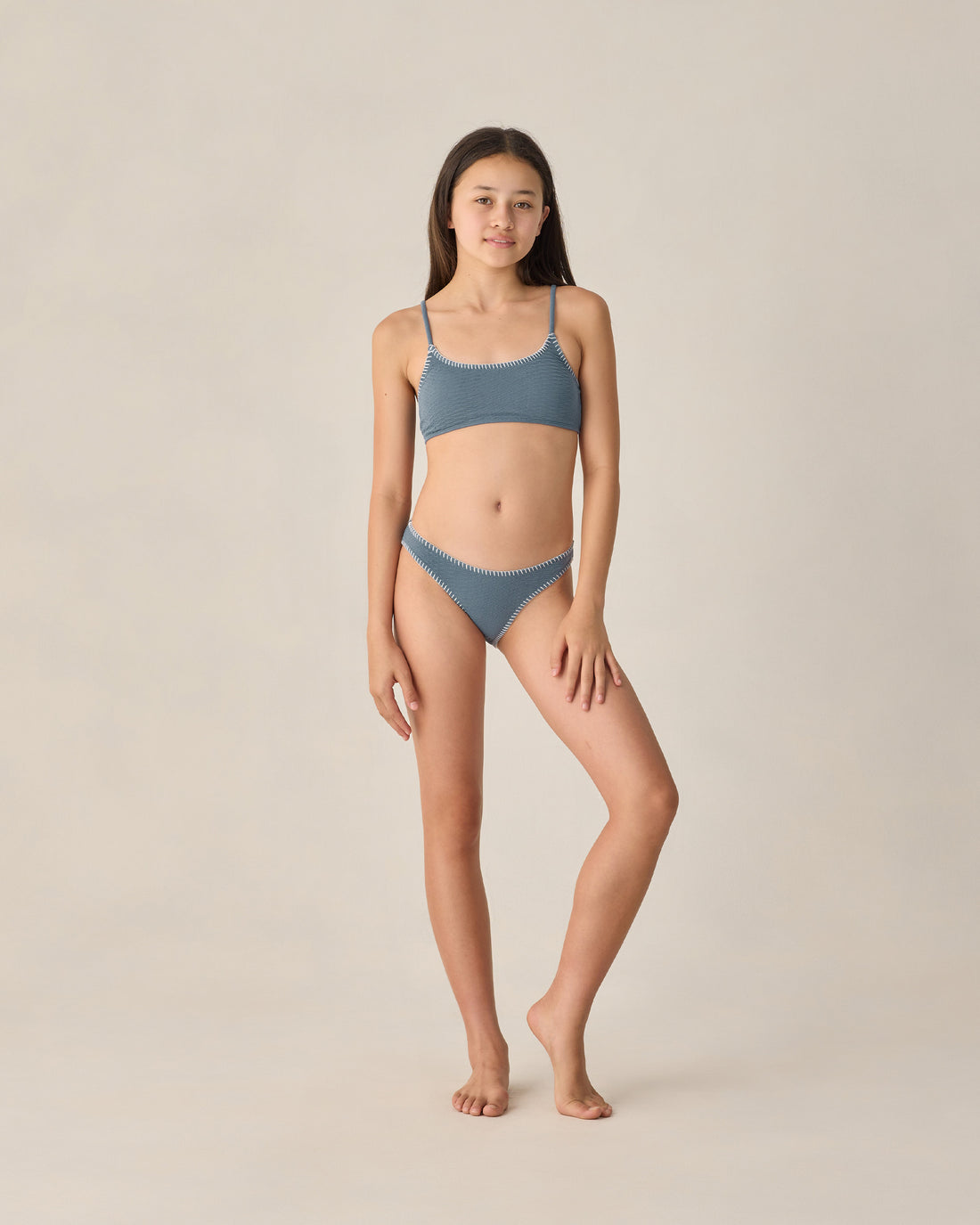 Rylee + Cru Teen Sunni Bikini - Marine