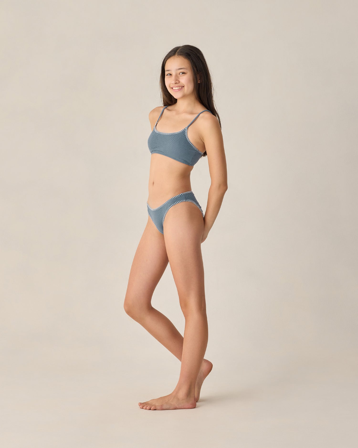 Rylee + Cru Teen Sunni Bikini - Marine