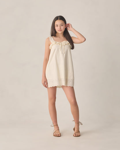 Rylee + Cru Teen Ida Mini Dress - Ivory