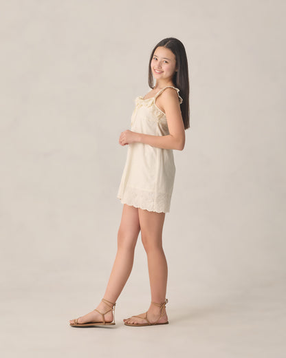 Rylee + Cru Teen Ida Mini Dress - Ivory