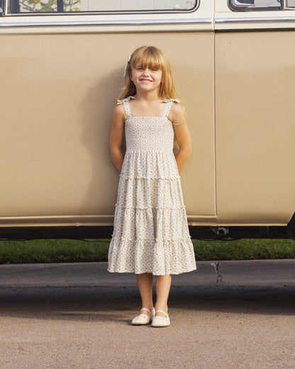 Rylee + Cru Taylor Dress - Green Fleur