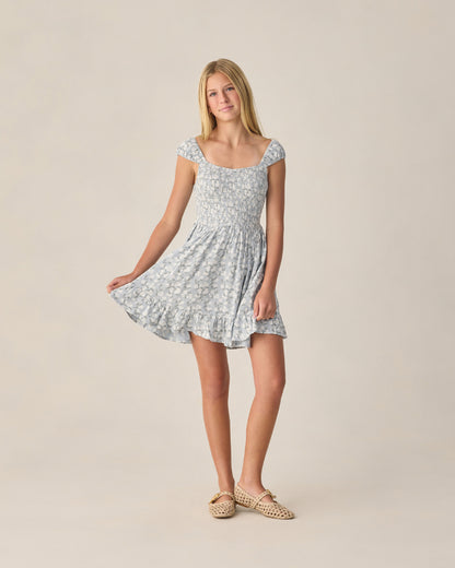 Rylee + Cru Teen Kalina Dress - Hydrangea
