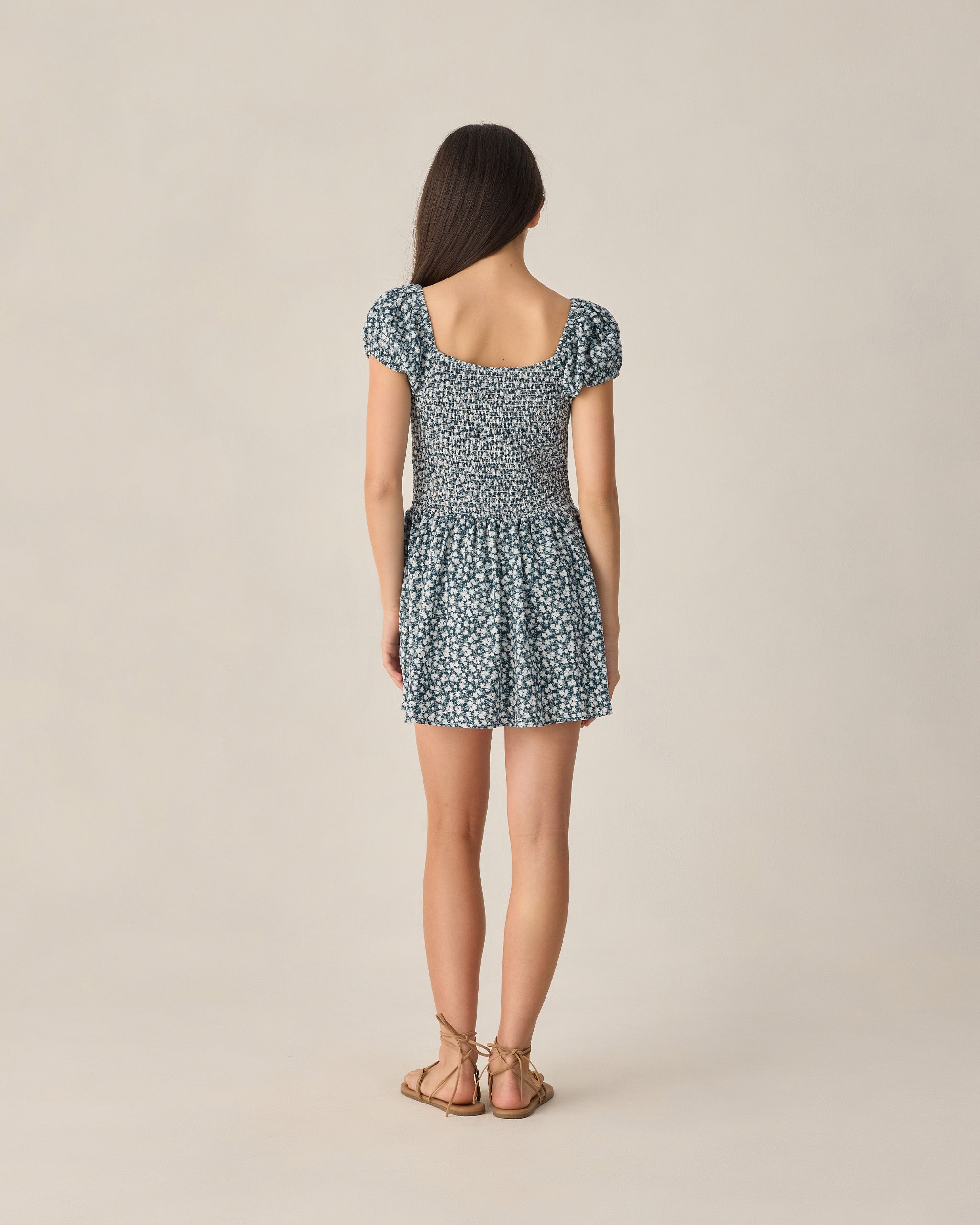 Rylee + Cru Teen Alex Dress - Navy Floral