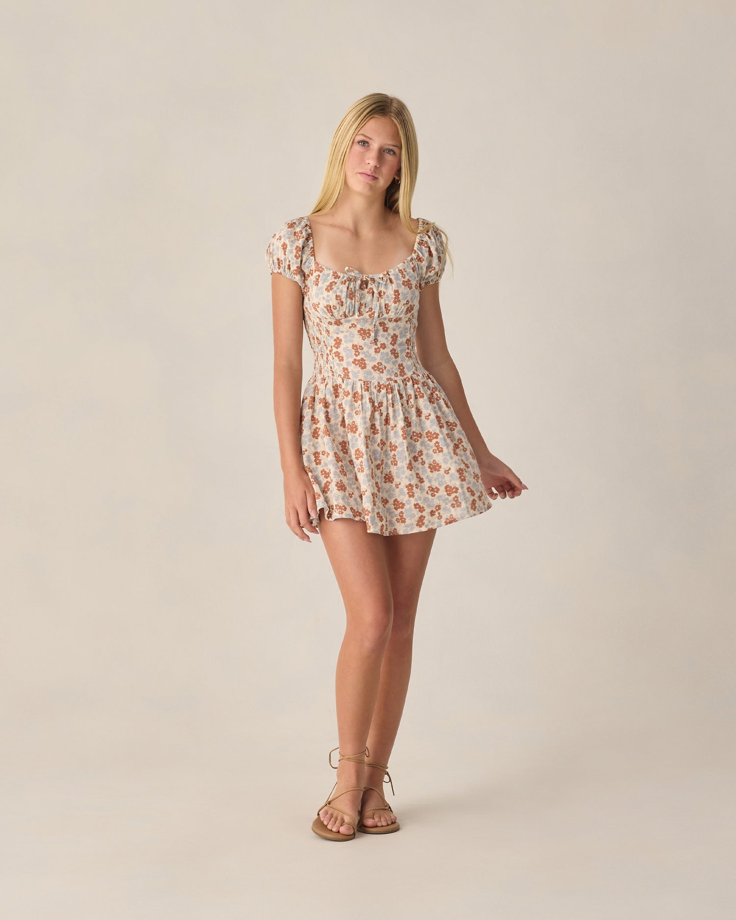 Rylee + Cru Teen Alex Dress - Americana Floral