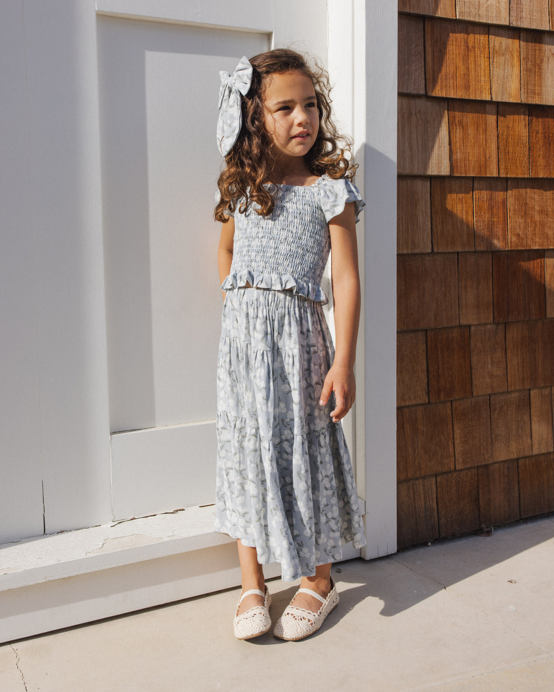 Rylee + Cru Oversized Bow - Hydrangea