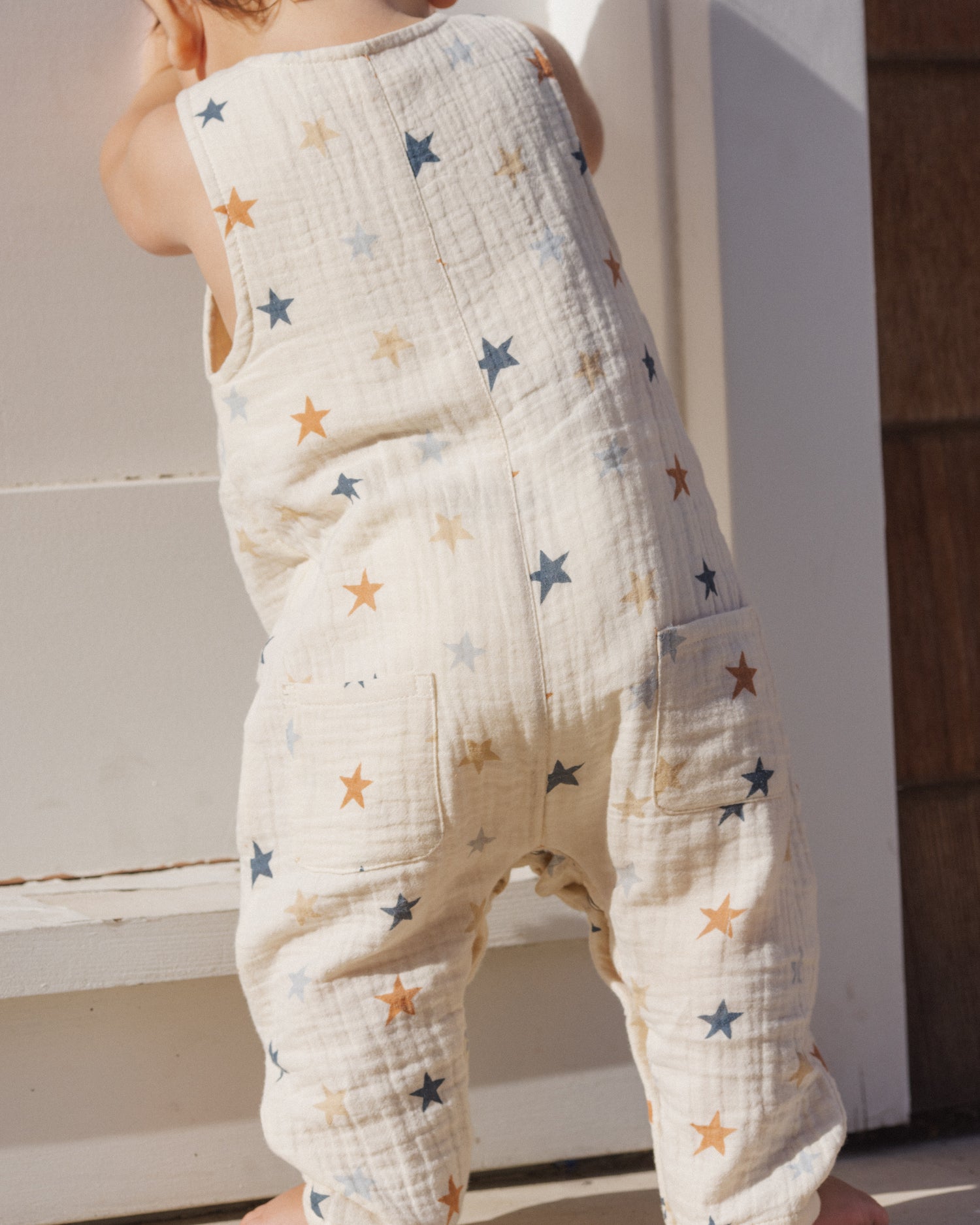 Rylee + Cru Button Jumpsuit - Stars