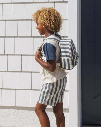 Rylee + Cru Dawson Short - Navy Stripe