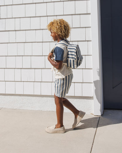 Rylee + Cru Mini Backpack - Navy Stripe