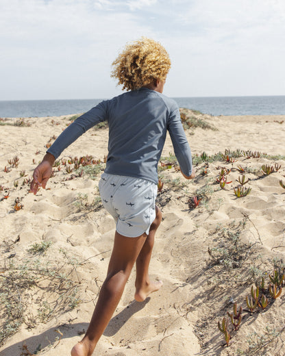 Rylee + Cru Long Sleeve Rashguard - Navy