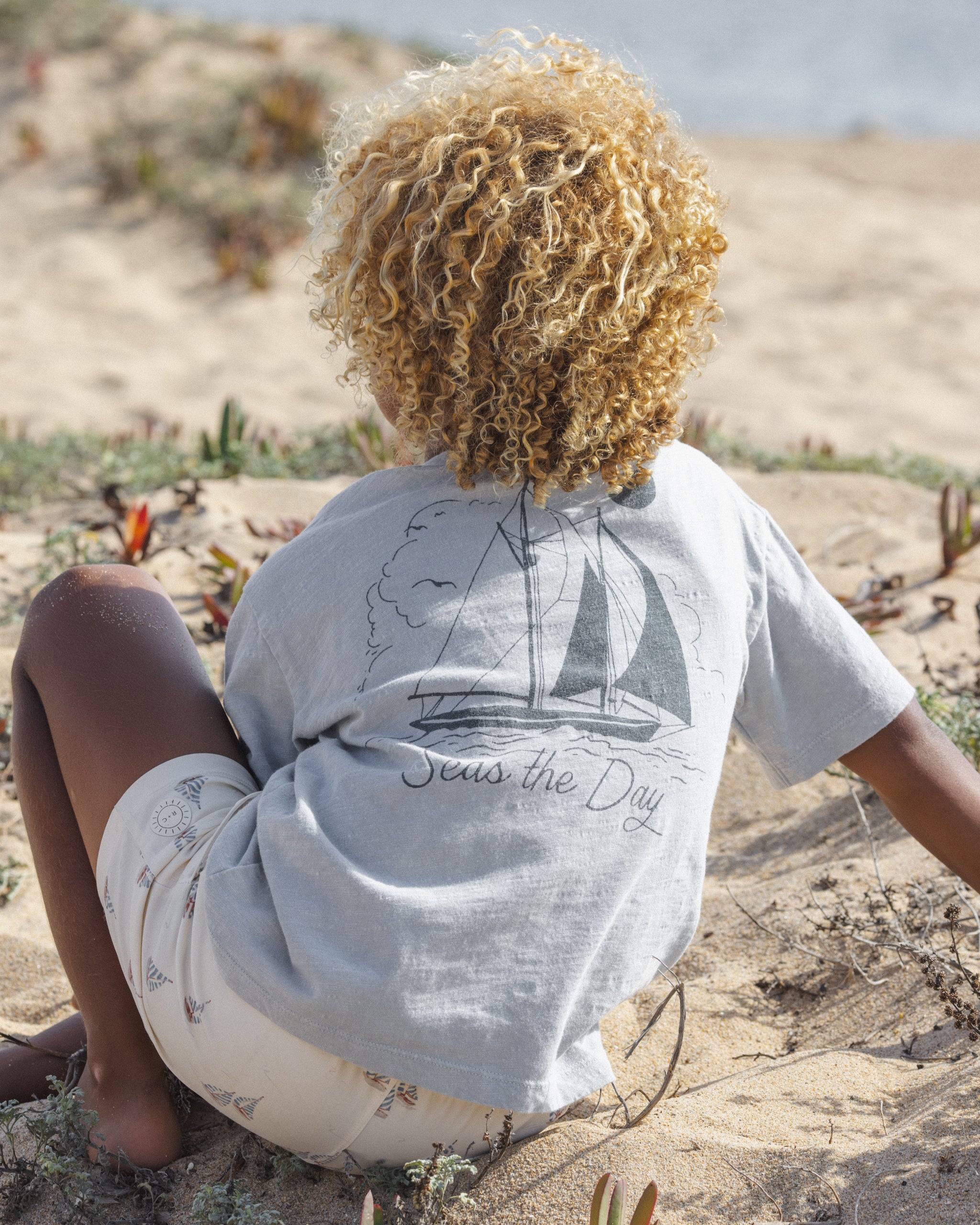Rylee + Cru Relaxed Tee - Seas The Day