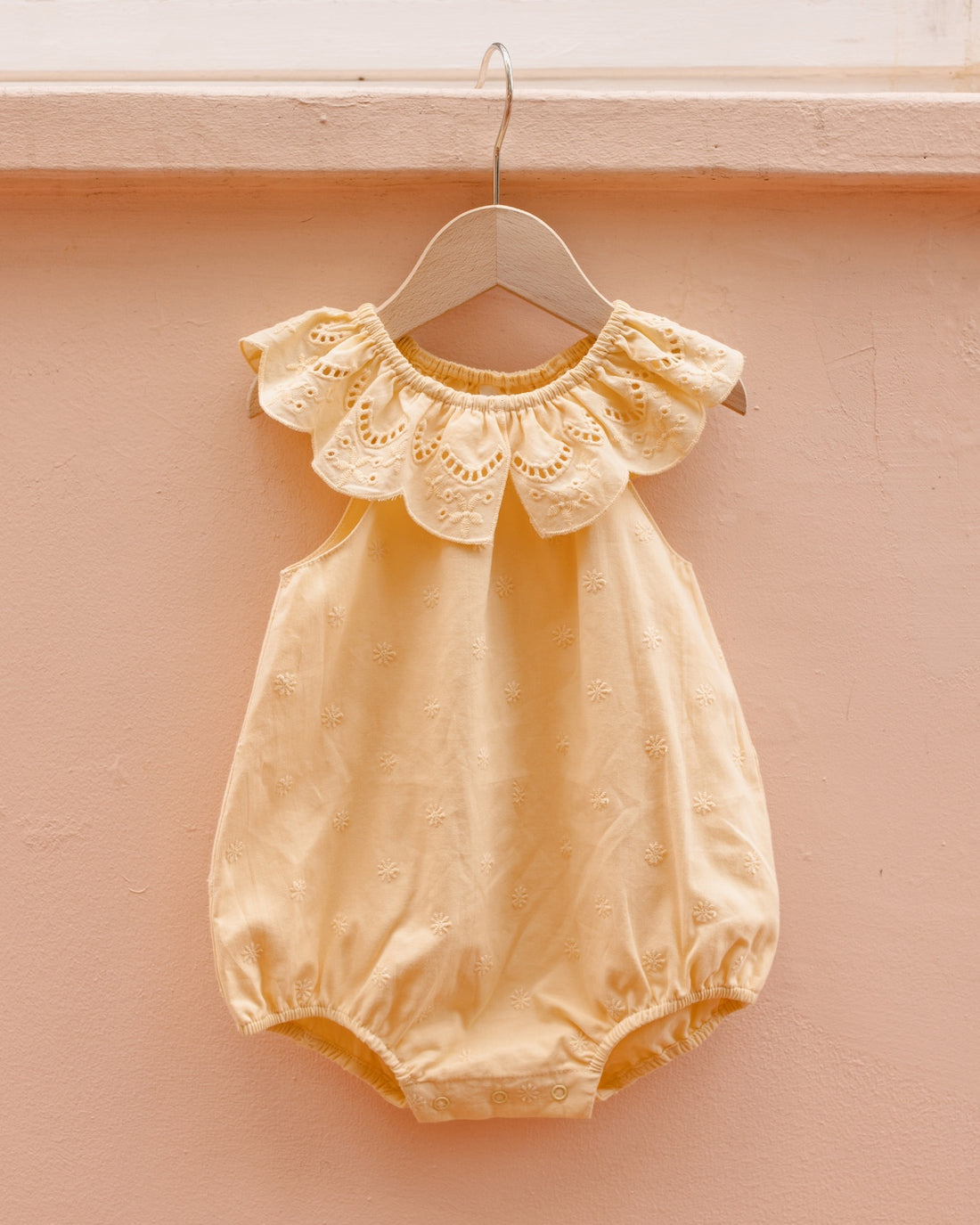 Rylee + Cru Myla Romper - Lemon