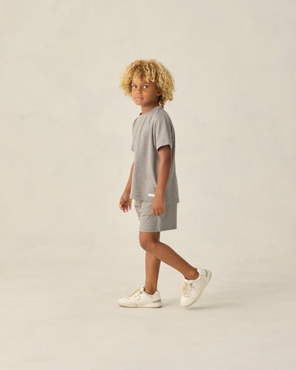 Rylee + Cru Play X Play Oceanside Tech Short - Heathered Grey